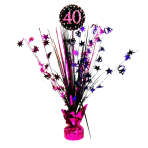 Spray Centrepiece 40 Sparkling Celebration - Pink Foil / Paper 45.7 cm
