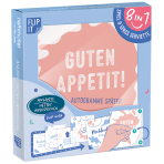 12 Flip napkins "nettes Abendessen" 33x33cm, double-sided printed