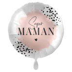 Standard Super Maman Foil Balloon round C40 packaged 43cm