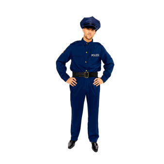 Adult Costume German Police Officer Size Std