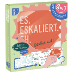 12 Flip napkins "Party Hard" 33x33cm, double-sided printed