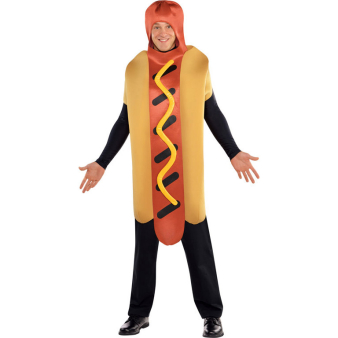 Adult Costume Hot Diggety Dog Size M/L Adult Costume Hot Diggety Dog Size M/L