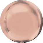 Orbz Rose Gold Foil Balloon G20 Bulk 38 cm x 40 cm