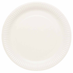 8 Plates Coconut Round Paper 23cm