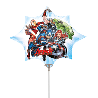 Mini Shape Avengers Foil Balloon A30 airfilled 25 cm x 27 cm Mini Shape Avengers Foil Balloon A30 airfilled 25 cm x 27 cm