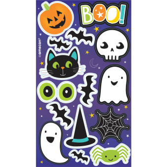 4 Halloween Sticker Sheets Paper 4 Halloween Sticker Sheets Paper