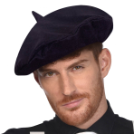 Costume Accessory Classic Beret Black One Size