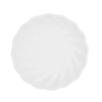 6 Plates Vert Decor Round White 22.9 cm