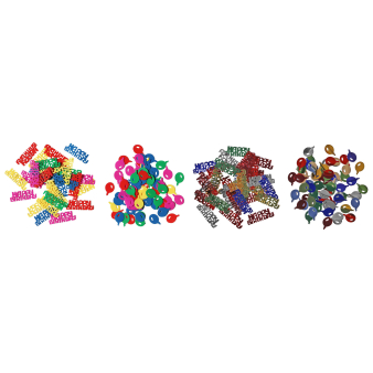 Confetti Happy Birthday Assorted Foil 15 g Confetti Happy Birthday Assorted Foil 15 g