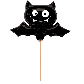 Mini Shape Black Bat Foil Balloon A30 Airfilled Mini Shape Black Bat Foil Balloon A30 Airfilled