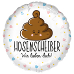 Standard - Hosenscheißer - GER Foil Balloon RP40 Packaged 45 cm