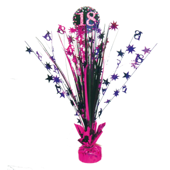 Spray Centrepiece 18 Sparkling Celebration - Pink Foil / Paper 45.7 cm Spray Centrepiece 18 Sparkling Celebration - Pink Foil / Paper 45.7 cm