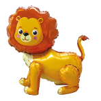 Multi Lion Foil Balloon H60 Packaged 55 cm x 63 cm
