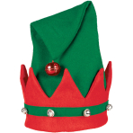 Hat with Bells Elf One Size