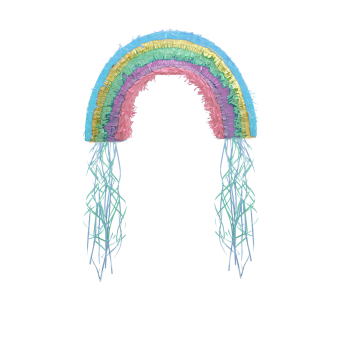 Pull Pinata Rainbow & Cloud Paper / Plastic 48.5 x 43.3 x 6.8 cm Pull Pinata Rainbow & Cloud Paper / Plastic 48.5 x 43.3 x 6.8 cm