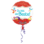 Standard Du bist der Beste Foil Balloon S40 Packaged 43 cm