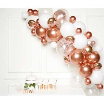 DIY Balloon Garland Rose Gold 66 Balloons DIY Balloon Garland Rose Gold 66 Balloons