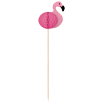 10 Picks Flamingo Paradise Honeycombs Wood 19 cm