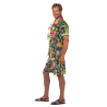 Adult Costume Hawaiian Set Black Size Plus