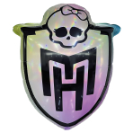 Large Shape Monster High Foil Balloon H45 Packaged 48 cm x 58 cm