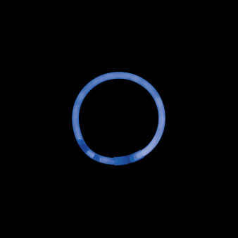 Glow Bracelet Blue Plastic 20 cm