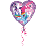 Standard My Little Pony Heart Foil Balloon S60 Packaged 43 c