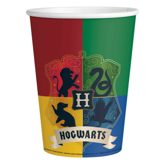 8 Cups Harry Potter Paper Houses 250 ml 8 Cups Harry Potter Paper Houses 250 ml