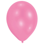 25 Latex Balloons Standard New Pink 27.5cm / 11"