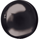 Orbz Orbz Black Foil Balloon G20 Bulk 38 cm x 40 cm
