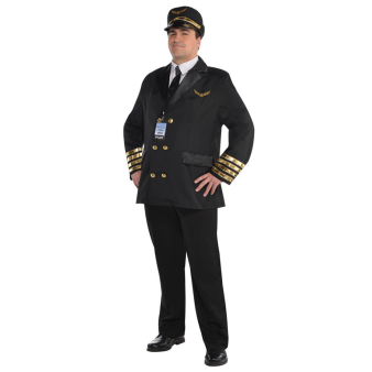 Adult Costume Captain Wingman Size XL