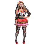 Ladies' Costume Day of the Dead Size XL
