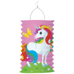 Drop Lantern Unicorn Paper 28 cm