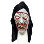 Latex Zombie Nun Mask