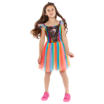 Child Costume Rainbow Dress Age 10-12 Years