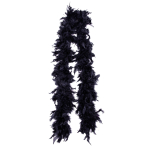 Costume Accessory Deluxe Feather Boa Black One Size