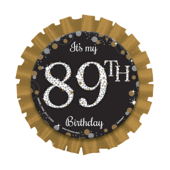 Button Sparkling Celebrations - Gold Personalizable Fabric / Paper 7.6 cm Button Sparkling Celebrations - Gold Personalizable Fabric / Paper 7.6 cm