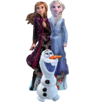 AirWalker Frozen 2 Else Anna Olaf Foil Balloon P93 Packaged 68 cm x 147 cm
