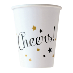 8 Cups Golden Wishes Paper 250 ml
