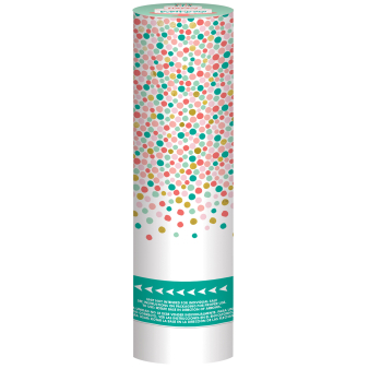 2 Confetti Poppers Happy Cake Day Plastic 20 cm