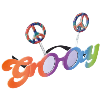 Fun Shades Groovy 60's Plastic / Metal 24.4 x 6.3 cm