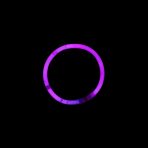 Glow Bracelet Pink Plastic 20 cm