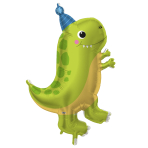 Large Shape Dino Jungle Foil Balloon C50 Packaged