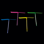 4 Glow Stick Propellors
