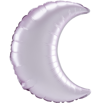 SuperShape Satin Pastel Pink Crescent Foil Balloon S40 Bulk 66 cm