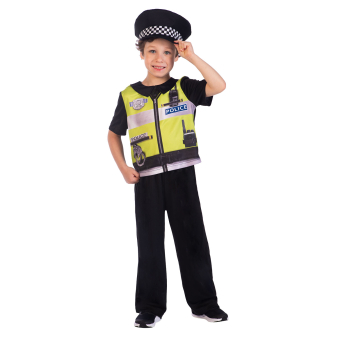 Child Costume Sustainable Police Age 3-4 Years Child Costume Sustainable Police Age 3-4 Years