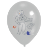 6 Latex Balloons Space Party 27.5 cm / 11"