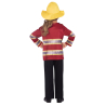 Child Costume Sustainable Fireman Age 3-4 Years