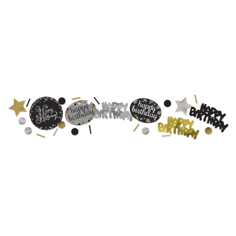Confetti Happy Birthday Sparkling Celebrations Gold Foil / Paper 34 g Confetti Happy Birthday Sparkling Celebrations Gold Foil / Paper 34 g