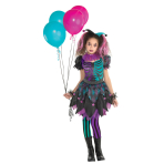 Child Costume Haunted Harlequin Age 8 - 10 Years