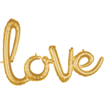 Script Phrase Phrase Love Foil Balloon P20 Packaged 78 cm x 53 cm
